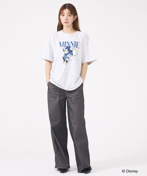 GOOD ROCK SPEED（グッドロックスピード）の「【GOOD ROCK SPEED/グッドロックスピード】ミニー/マントTシャツ/ディズニー/キャラクター/ミニーマウス【WEB限定】（Tシャツ/カットソー・レディース・グレー/ホワイト・フリー）」の8枚目の写真