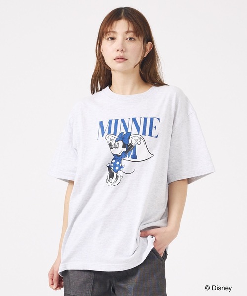 GOOD ROCK SPEED（グッドロックスピード）の「【GOOD ROCK SPEED/グッドロックスピード】ミニー/マントTシャツ/ディズニー/キャラクター/ミニーマウス【WEB限定】（Tシャツ/カットソー・レディース・グレー/ホワイト・フリー）」の9枚目の写真