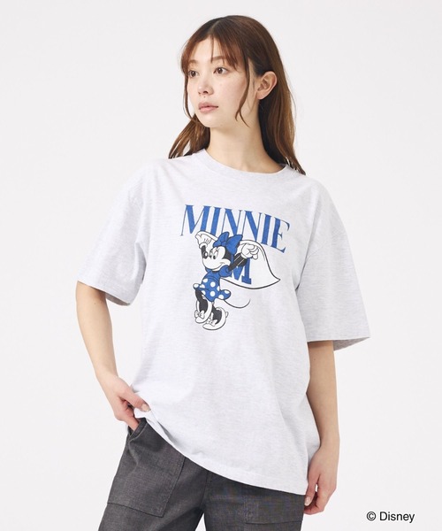 GOOD ROCK SPEED（グッドロックスピード）の「【GOOD ROCK SPEED/グッドロックスピード】ミニー/マントTシャツ/ディズニー/キャラクター/ミニーマウス【WEB限定】（Tシャツ/カットソー・レディース・グレー/ホワイト・フリー）」の12枚目の写真