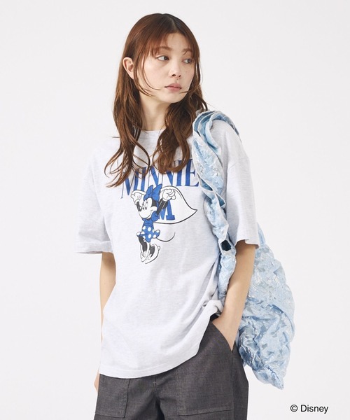 GOOD ROCK SPEED（グッドロックスピード）の「【GOOD ROCK SPEED/グッドロックスピード】ミニー/マントTシャツ/ディズニー/キャラクター/ミニーマウス【WEB限定】（Tシャツ/カットソー・レディース・グレー/ホワイト・フリー）」の15枚目の写真