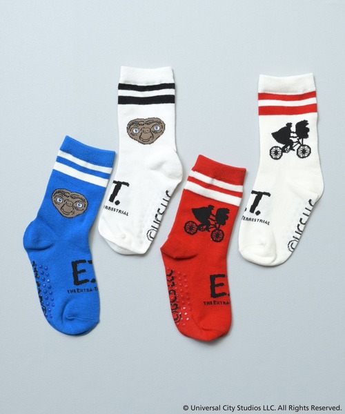 MARKEY'S(マーキーズ)の「【E.T.】別注ソックス(ソックス/靴下・キッズ・ブルー/レッド/オフホワイト/キナリ・19-22cm/23-25cm/16-18cm/13-15cm)」の13枚目の写真