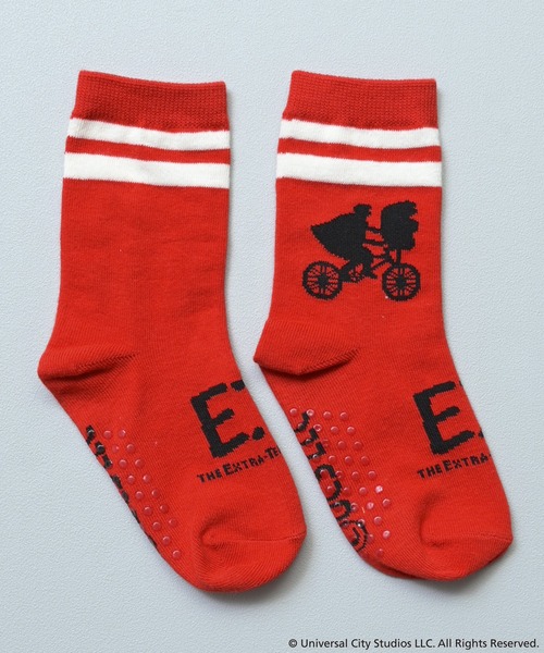 MARKEY'S(マーキーズ)の「【E.T.】別注ソックス(ソックス/靴下・キッズ・ブルー/レッド/オフホワイト/キナリ・19-22cm/23-25cm/16-18cm/13-15cm)」の12枚目の写真