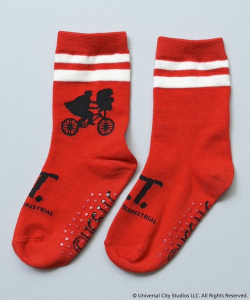 MARKEY'S(マーキーズ)の「【E.T.】別注ソックス(ソックス/靴下・キッズ・ブルー/レッド/オフホワイト/キナリ・19-22cm/23-25cm/16-18cm/13-15cm)」の11枚目の写真