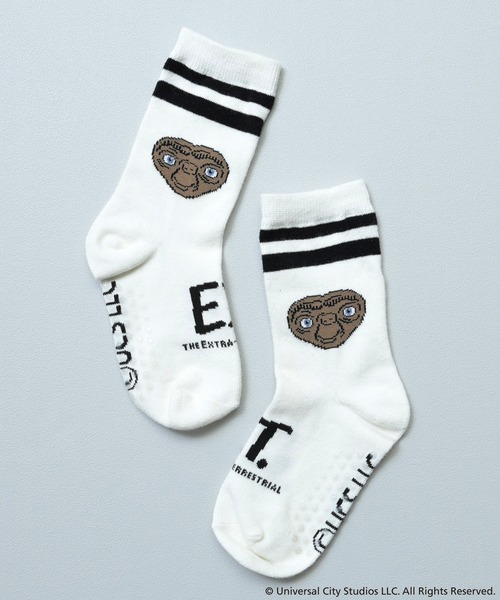 MARKEY'S(マーキーズ)の「【E.T.】別注ソックス(ソックス/靴下・キッズ・ブルー/レッド/オフホワイト/キナリ・19-22cm/23-25cm/16-18cm/13-15cm)」の6枚目の写真