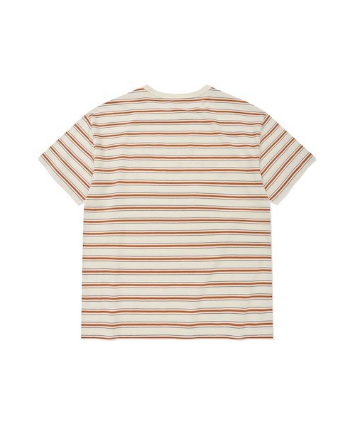 Wacky WiLLy（ワッキーウィリー）の「WOMEN'S STRIPED PRINT SHORT SLEEVE T-SHIRT（Tシャツ/カットソー・レディース・グレー/クリーム・FREE）」の10枚目の写真