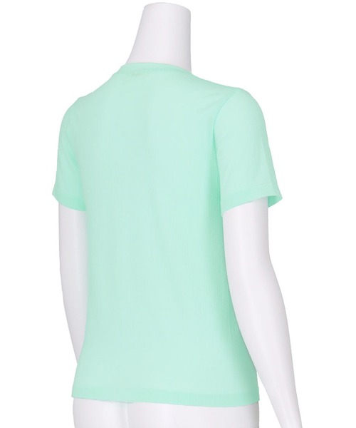GOCOCi(ゴコチ)の「「GOCOCi ゴコチ」「cooomy.(クーミー)」 シアーTシャツ(Tシャツ/カットソー・レディース・ホワイト/ブラック/ミント・L/M)」の6枚目の写真