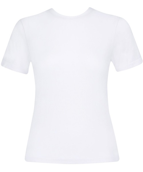 GOCOCi(ゴコチ)の「「GOCOCi ゴコチ」「cooomy.(クーミー)」 シアーTシャツ(Tシャツ/カットソー・レディース・ホワイト/ブラック/ミント・L/M)」の9枚目の写真