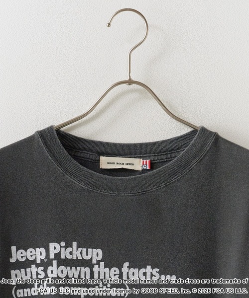 GOOD ROCK SPEED(グッドロックスピード)の「GOOD ROCK SPEED/グッドロックスピード ジープ CAR Pickup Promo T-Shirt 秋 秋服 2026年秋冬(Tシャツ/カットソー・メンズ・チャコールグレー・M/L/XL)」の17枚目の写真