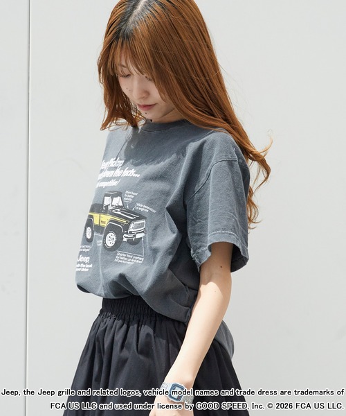 GOOD ROCK SPEED(グッドロックスピード)の「GOOD ROCK SPEED/グッドロックスピード ジープ CAR Pickup Promo T-Shirt 秋 秋服 2026年秋冬(Tシャツ/カットソー・メンズ・チャコールグレー・M/L/XL)」の3枚目の写真