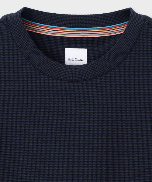 Paul Smith(ポールスミス)の「サーフニット 半袖Tシャツ / 163528 861ZN(Tシャツ/カットソー・メンズ・ネイビー/ライトグレー・MEDIUM/LARGE/X-LARGE)」の3枚目の写真