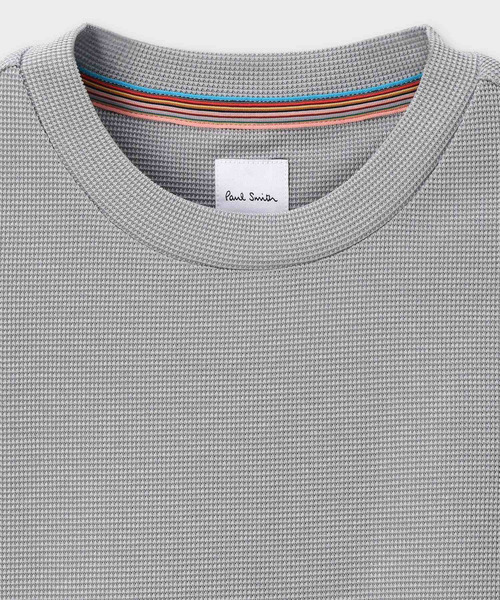 Paul Smith(ポールスミス)の「サーフニット 半袖Tシャツ / 163528 861ZN(Tシャツ/カットソー・メンズ・ネイビー/ライトグレー・MEDIUM/LARGE/X-LARGE)」の7枚目の写真