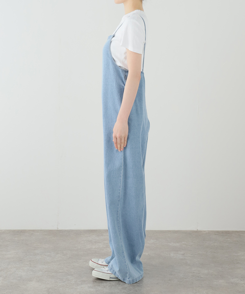 FRAMeWORK(フレームワーク)の「BASERANGE/ベースレンジ YUMI JUMPSUIT(つなぎ/オールインワン・レディース・ブルー・FREE)」の6枚目の写真