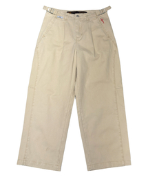 WASHED TAPERED PANTS BEIGE