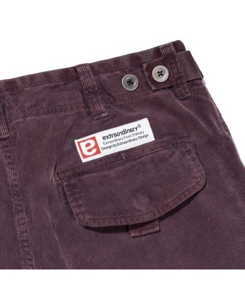 EXTRAORDINARY(エクストラオーディナリー)の「CORDUROY WS CARGO PANTS BURGUNDY(その他パンツ・メンズ・その他・LARGE/MEDIUM/SMALL/X-LARGE)」の7枚目の写真