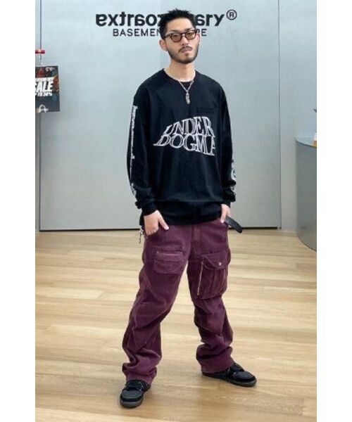 EXTRAORDINARY(エクストラオーディナリー)の「CORDUROY WS CARGO PANTS BURGUNDY(その他パンツ・メンズ・その他・LARGE/MEDIUM/SMALL/X-LARGE)」の9枚目の写真