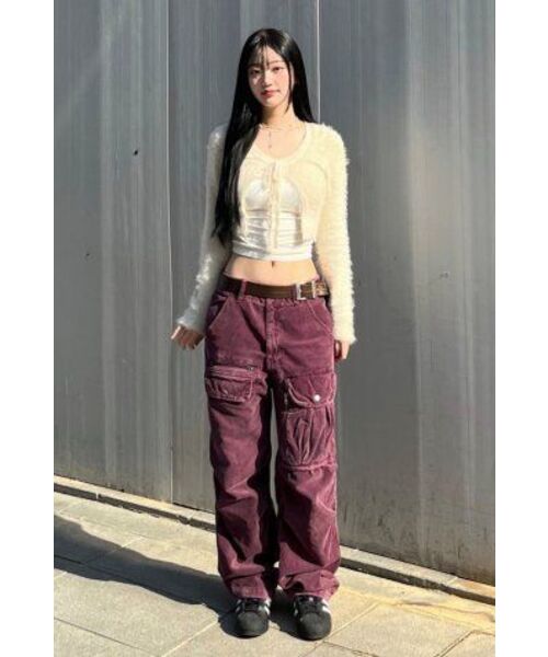 EXTRAORDINARY(エクストラオーディナリー)の「CORDUROY WS CARGO PANTS BURGUNDY(その他パンツ・メンズ・その他・LARGE/MEDIUM/SMALL/X-LARGE)」の13枚目の写真
