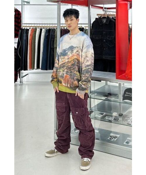 EXTRAORDINARY(エクストラオーディナリー)の「CORDUROY WS CARGO PANTS BURGUNDY(その他パンツ・メンズ・その他・LARGE/MEDIUM/SMALL/X-LARGE)」の14枚目の写真
