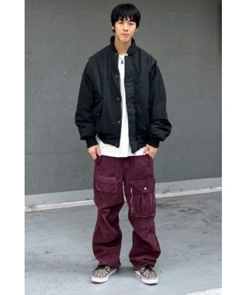 EXTRAORDINARY(エクストラオーディナリー)の「CORDUROY WS CARGO PANTS BURGUNDY(その他パンツ・メンズ・その他・LARGE/MEDIUM/SMALL/X-LARGE)」の16枚目の写真