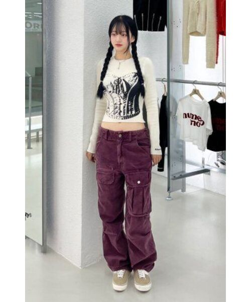 EXTRAORDINARY(エクストラオーディナリー)の「CORDUROY WS CARGO PANTS BURGUNDY(その他パンツ・メンズ・その他・LARGE/MEDIUM/SMALL/X-LARGE)」の19枚目の写真