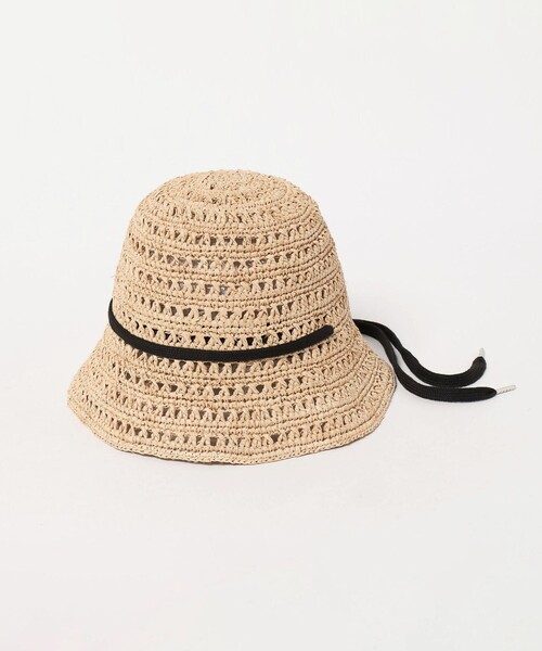 Vincent Pradier（ヴァンサンプラディエ）の「＜VINCENT PRADIER＞リボンハット / HAT（ハット・レディース・ナチュラル・FREE）」の3枚目の写真