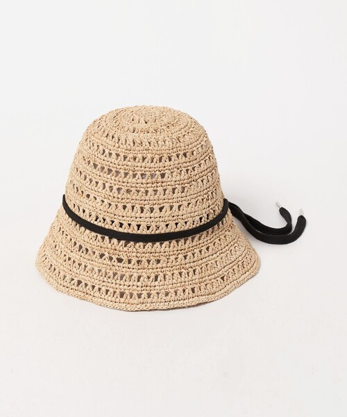 Vincent Pradier（ヴァンサンプラディエ）の「＜VINCENT PRADIER＞リボンハット / HAT（ハット・レディース・ナチュラル・FREE）」の4枚目の写真