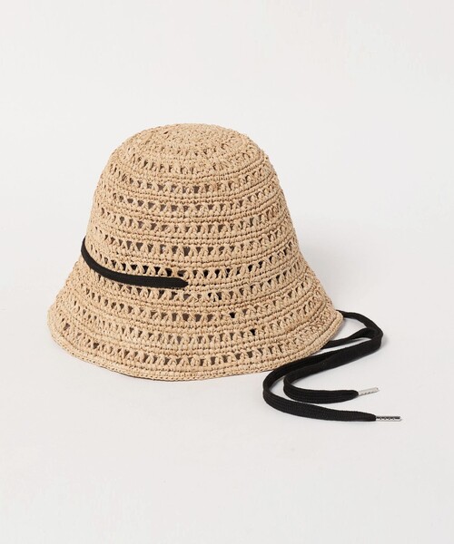 Vincent Pradier（ヴァンサンプラディエ）の「＜VINCENT PRADIER＞リボンハット / HAT（ハット・レディース・ナチュラル・FREE）」の5枚目の写真