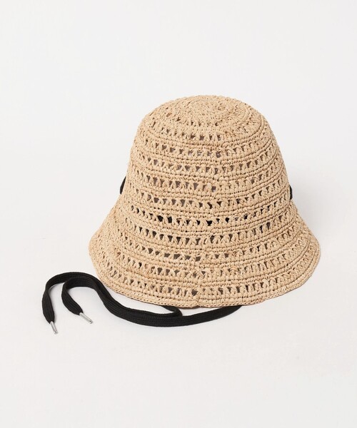 Vincent Pradier（ヴァンサンプラディエ）の「＜VINCENT PRADIER＞リボンハット / HAT（ハット・レディース・ナチュラル・FREE）」の6枚目の写真