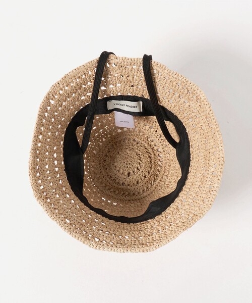 Vincent Pradier（ヴァンサンプラディエ）の「＜VINCENT PRADIER＞リボンハット / HAT（ハット・レディース・ナチュラル・FREE）」の8枚目の写真