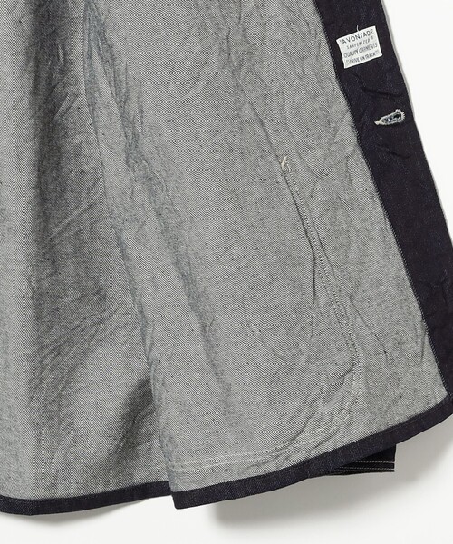 BEAMS F(ビームスエフ)の「【別注】*A VONTADE / デニム カバーオール(ブルゾン・メンズ・インディゴブルー・LARGE/MEDIUM/SMALL)」の5枚目の写真
