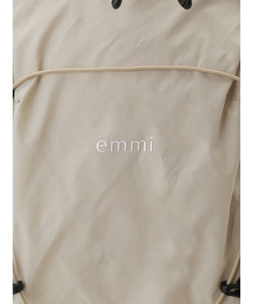 emmi（エミ）の「【USAGI ONLINE・ZOZO限定カラーあり】パッカブルバックパック/撥水（バックパック/リュック・レディース・ホワイト/グレー/ライトベージュ/ブラック・F）」の14枚目の写真