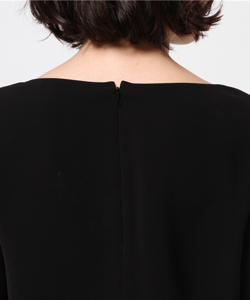 FIGARO Paris（フィガロパリ）の「◇Vネック レース付きブラウス（シャツ/ブラウス・レディース・ブラック/アイボリー・38/36）」の8枚目の写真