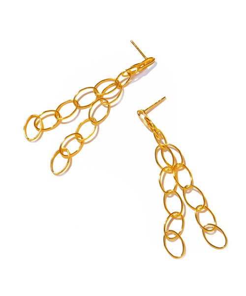 les bonbon（ルボンボン）の「【les bonbon】botanica halo echo pierce/ボタニカ ヘイロー エコー ピアス ゴールド（ピアス（両耳用）・レディース・ゴールド・FREE）」の3枚目の写真