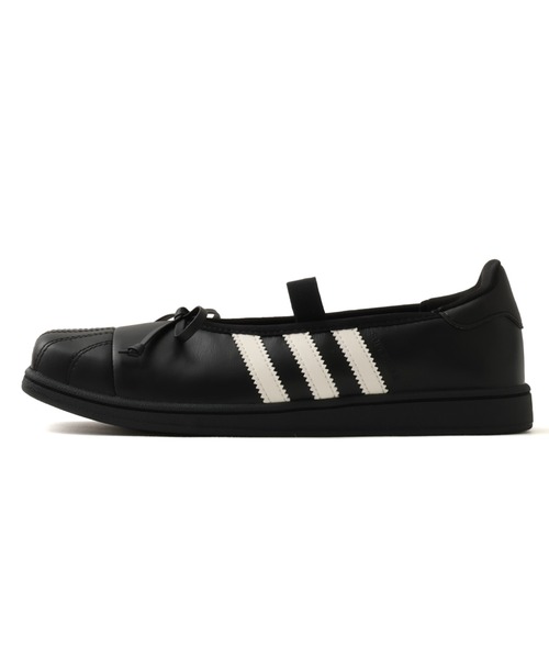 adidas（アディダス）の「adidas JENNIE SUPERSTAR SQ BALLET / アディダス ジェニー スーパースター SQ バレエ（スニーカー・レディース・ブラック・22.5cm/23.5cm/24.5cm/25.5cm/23.0cm/24.0cm/25.0cm/26.0cm/22.0cm）」の5枚目の写真