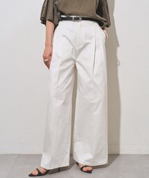 Whim Gazette | 【WEB限定カラーあり】TWILLタックパンツ(その他パンツ)