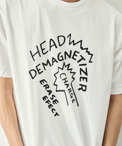 LOOSE JOINTS(ルーズジョインツ)の「【LOOSE JOINTS/ルーズジョインツ】TOMOO GOKITA - HEAD DEMAGNETIZER S/S TEE(Tシャツ/カットソー・メンズ・ブラック/ホワイト・XL/L)」の10枚目の写真