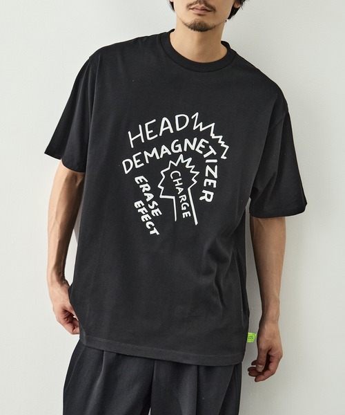 LOOSE JOINTS(ルーズジョインツ)の「【LOOSE JOINTS/ルーズジョインツ】TOMOO GOKITA - HEAD DEMAGNETIZER S/S TEE(Tシャツ/カットソー・メンズ・ブラック/ホワイト・XL/L)」の11枚目の写真