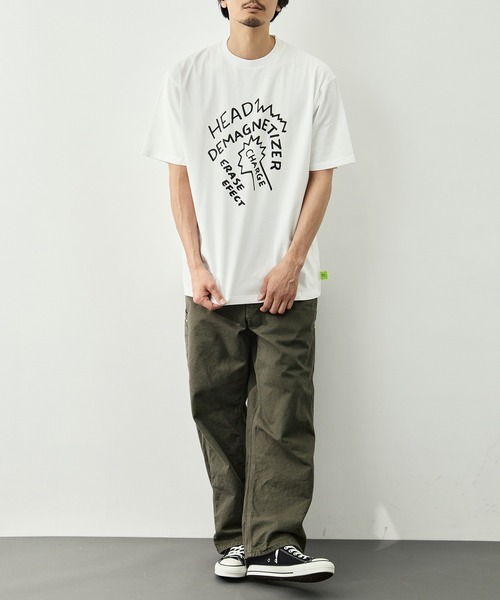 LOOSE JOINTS(ルーズジョインツ)の「【LOOSE JOINTS/ルーズジョインツ】TOMOO GOKITA - HEAD DEMAGNETIZER S/S TEE(Tシャツ/カットソー・メンズ・ブラック/ホワイト・XL/L)」の9枚目の写真
