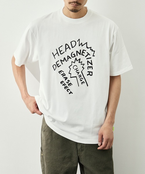 LOOSE JOINTS(ルーズジョインツ)の「【LOOSE JOINTS/ルーズジョインツ】TOMOO GOKITA - HEAD DEMAGNETIZER S/S TEE(Tシャツ/カットソー・メンズ・ブラック/ホワイト・XL/L)」の13枚目の写真