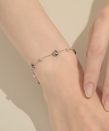 muku(���N)��BRACELET/HEART×PEARL(�u���X���b�g)