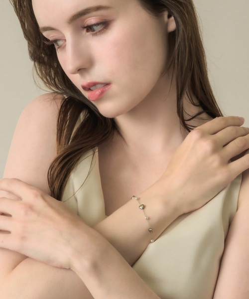muku(ムク)の「BRACELET/HEART×PEARL(ブレスレット・レディース・ゴールド/シルバー・FREE)」の19枚目の写真