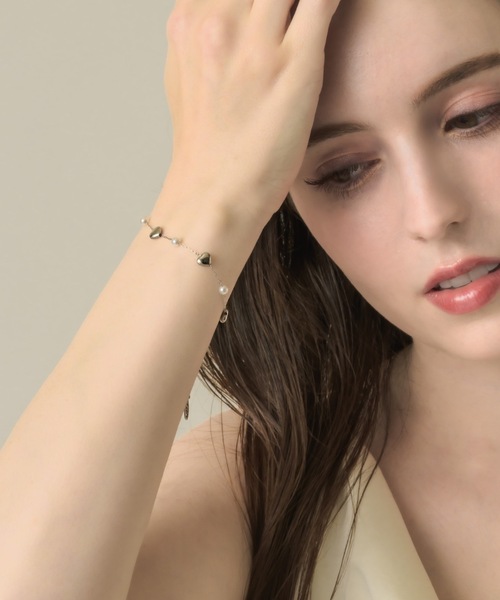 muku(ムク)の「BRACELET/HEART×PEARL(ブレスレット・レディース・ゴールド/シルバー・FREE)」の20枚目の写真