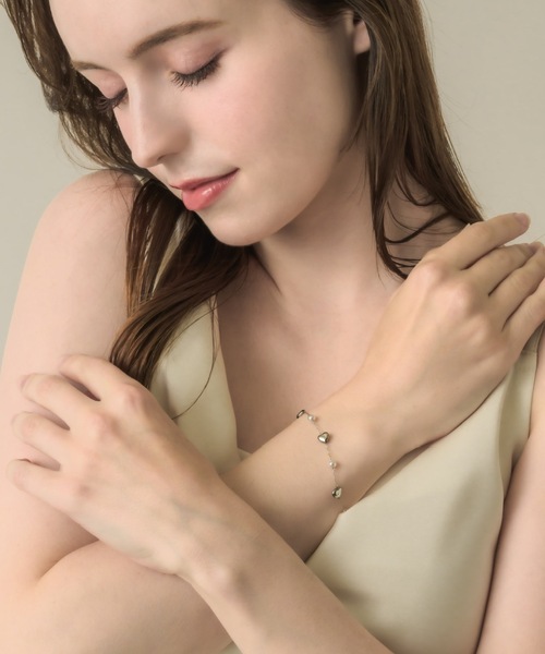 muku(ムク)の「BRACELET/HEART×PEARL(ブレスレット・レディース・ゴールド/シルバー・FREE)」の11枚目の写真