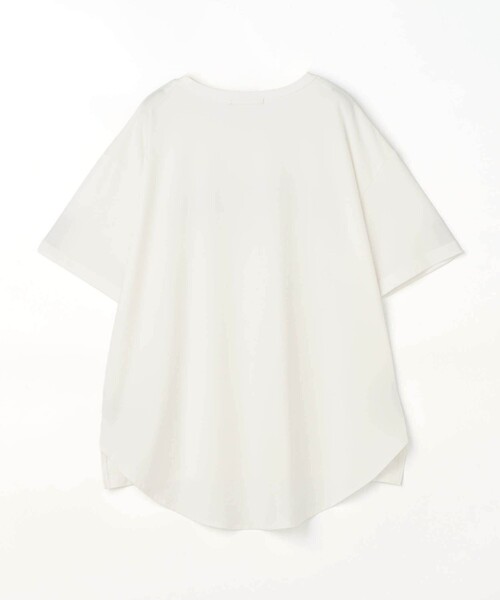 Grand PARK(グランドパーク)の「接触冷感 フロッキーロゴ Tシャツ(Tシャツ/カットソー・レディース・チャコールグレー/ブラック/オレンジ/ホワイト・FREE)」の17枚目の写真
