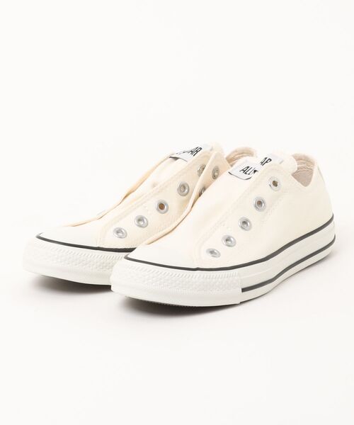 CONVERSE(コンバース)の「【CONVERSE/コンバース】オールスター スリップ N OX /ALL STAR SLIP N OX(スニーカー・レディース・ホワイト/ブラック・4.5inch/5.5inch/5inch/4inch)」の1枚目の写真