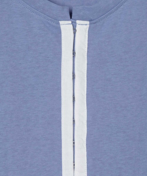 GEORGE'S(ジョージズ)の「ホックヘンリーノースリーブプルオーバー(Tシャツ/カットソー・レディース・オフホワイト/ブラック/ブルー/グレー・FREE)」の6枚目の写真