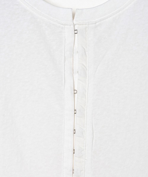 GEORGE'S(ジョージズ)の「ホックヘンリーノースリーブプルオーバー(Tシャツ/カットソー・レディース・オフホワイト/ブラック/ブルー/グレー・FREE)」の10枚目の写真