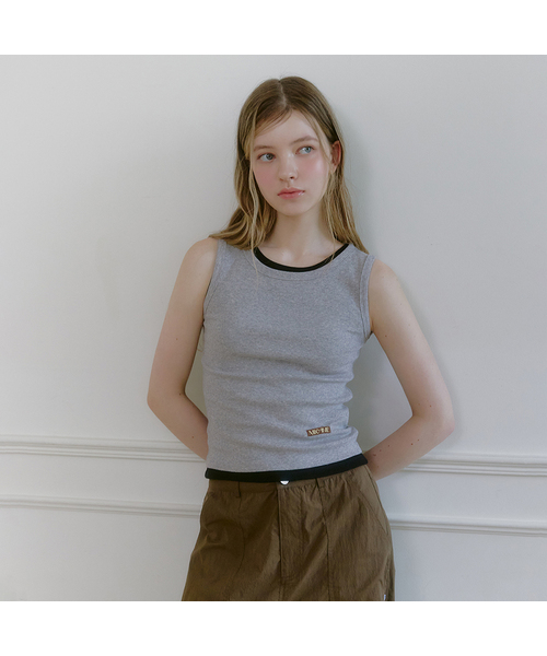 MICANE(ミケーネ)の「ジュリーマンゴースリーブレスTシャツ(Tシャツ/カットソー・レディース・アイボリー/ブラウン/パープル/ブラック/ライトグレー・X-LARGE/LARGE/MEDIUM/SMALL)」の1枚目の写真