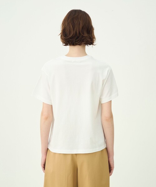 MACPHEE(マカフィー)の「コットンロゴプリント Tシャツ(Tシャツ/カットソー・レディース・ホワイト/ブラック・S)」の10枚目の写真