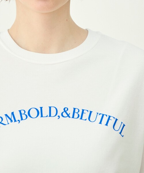 MACPHEE(マカフィー)の「コットンロゴプリント Tシャツ(Tシャツ/カットソー・レディース・ホワイト/ブラック・S)」の9枚目の写真