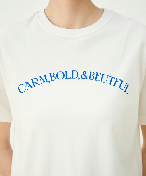 MACPHEE(マカフィー)の「コットンロゴプリント Tシャツ(Tシャツ/カットソー・レディース・ホワイト/ブラック・S)」の5枚目の写真